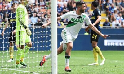 iemmello esultanza inter sassuolo away maggio 2017