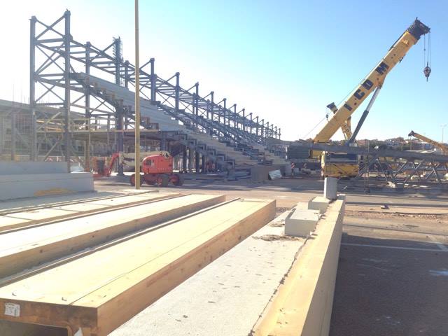 sardegna arena foto main stand gradoni posati 3