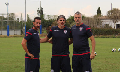 agostini lopez fini cagliari asseminello allenamento ottobre 2017