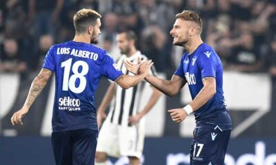 luis alberto immobile esultanza juventus lazio ottobre 2017