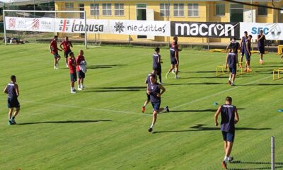 cagliari allenamento