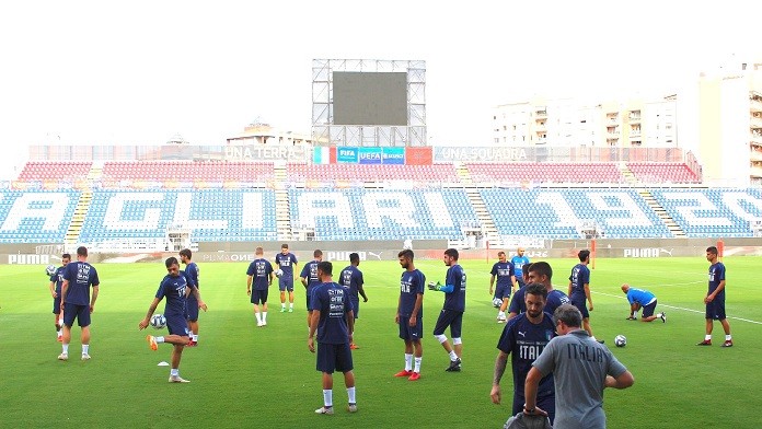 sardegna arena allenamento u21 gruppo centrocampo