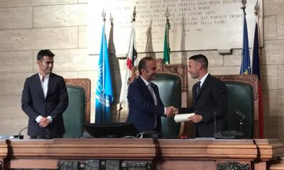 cossu comune cagliari cerimonia pergamena