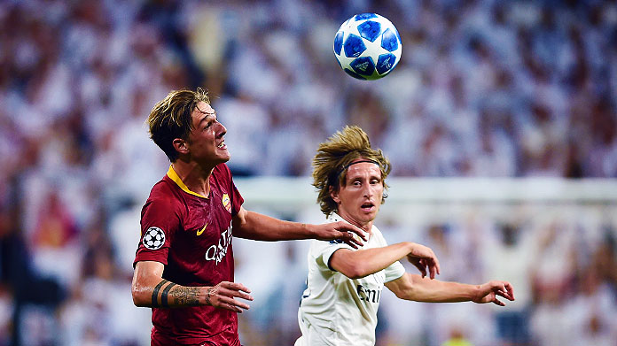 zaniolo modric real madrid roma settembre 2018
