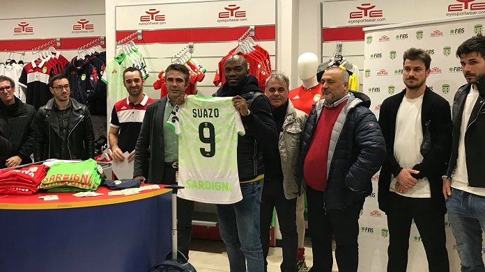 nazionale sarda maglia suazo