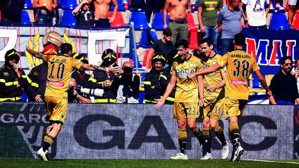 Udinese esultanza settembre