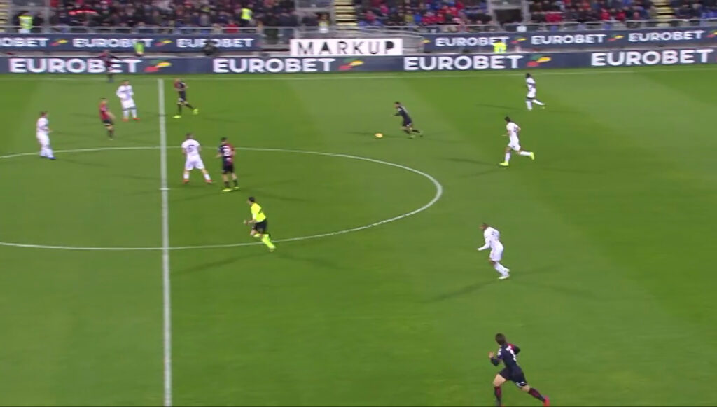 Cagliari Parma analisi libertà per Cigarini