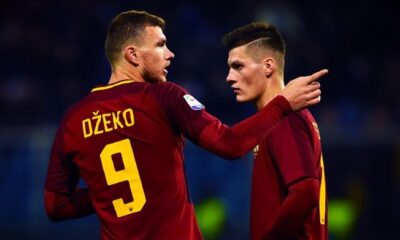 dzeko schick roma gennaio 2018