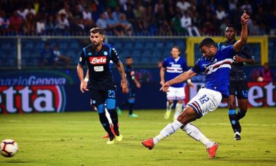 defrel gol sampdoria napoli settembre 2018