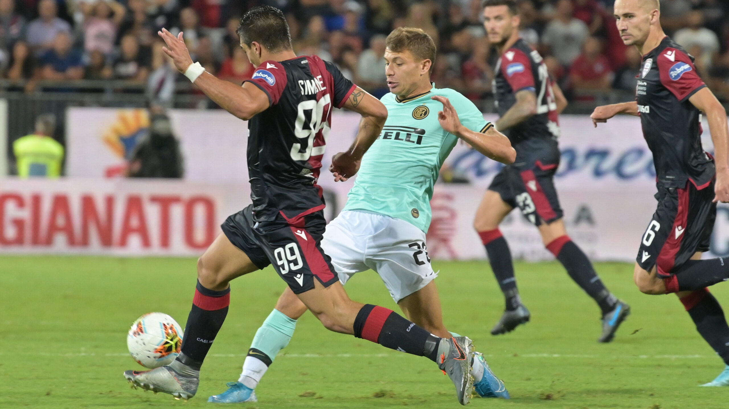 Cagliari-Inter Simeone Barella