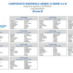 calendario U15 Cagliari 2019 2020jpg