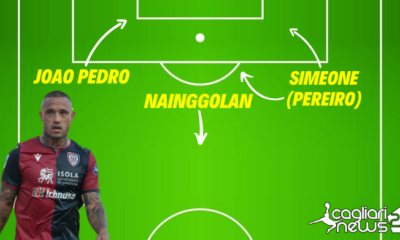 Cagliari 4 3 3 Nainggolan falso 9