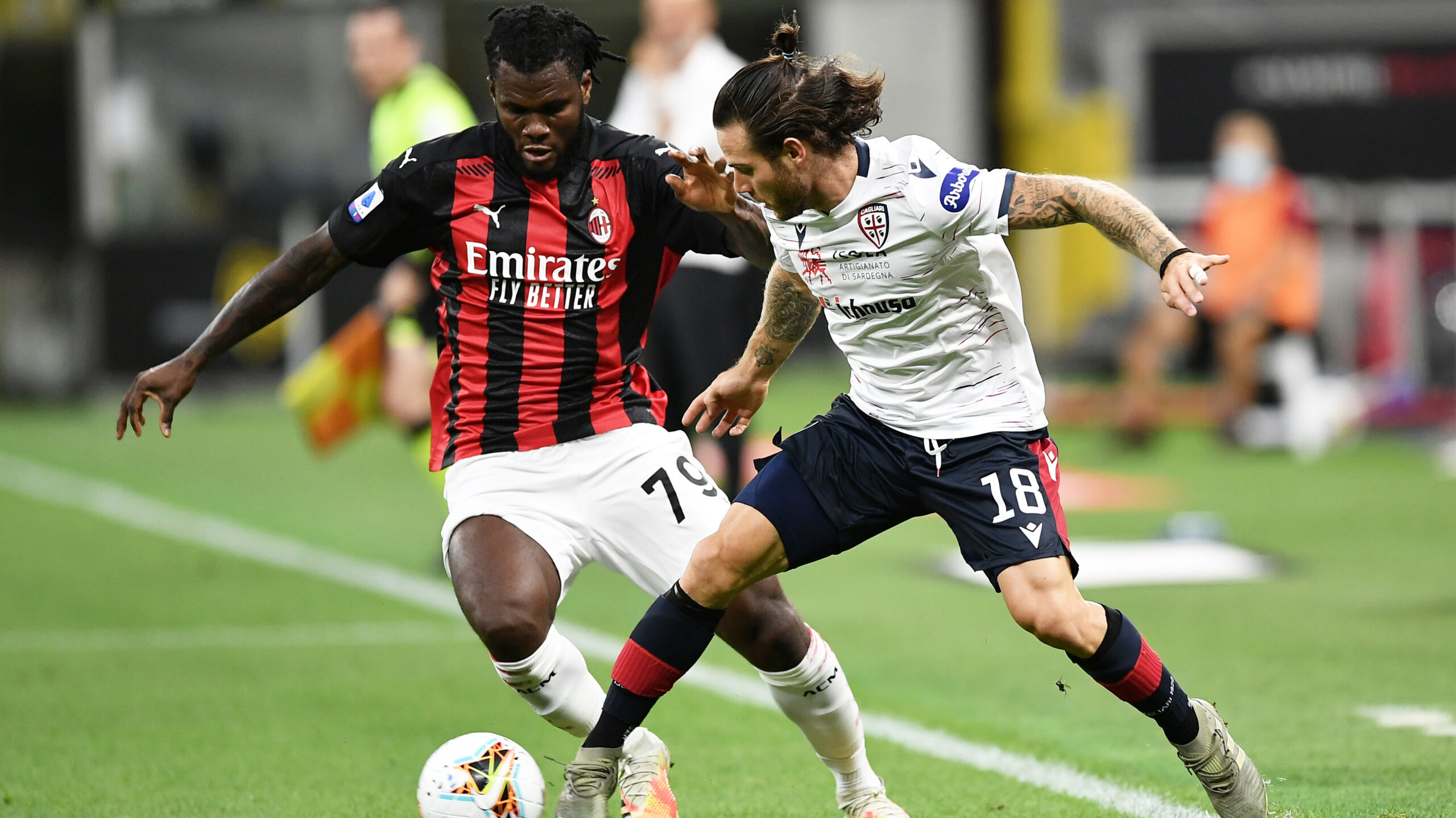 Nandez Kessie Milan Cagliari