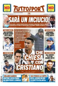 Le prime pagine dei quotidiani sportivi italiani di oggi 35 tuttosport