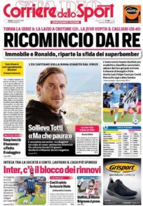 Le prime pagine dei Quotidiani Sportivi italiani di oggi 34 corriere dello sport 2020 11 21 5fb853c9ac358