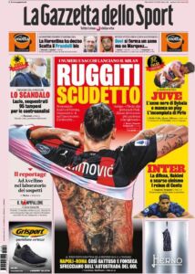 Le prime pagine dei quotidiani sportivi italiani 33 la gazzetta dello sport 2020 11 10 5fa9da574c4bb