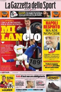 Le prime pagine dei quotidiani sportivi italiani 33 la gazzetta dello sport 2020 11 11 5fab2a2aa7c34