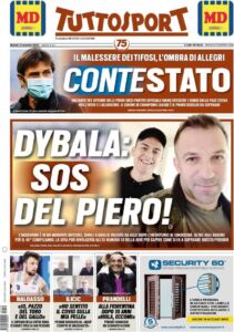 Le prime pagine dei quotidiani sportivi italiani 35 tuttosport 2020 11 10 5fa9cbf2f2e24