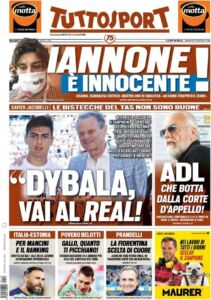 Le prime pagine dei quotidiani sportivi italiani 35 tuttosport 2020 11 11 5fab1df3c34d1