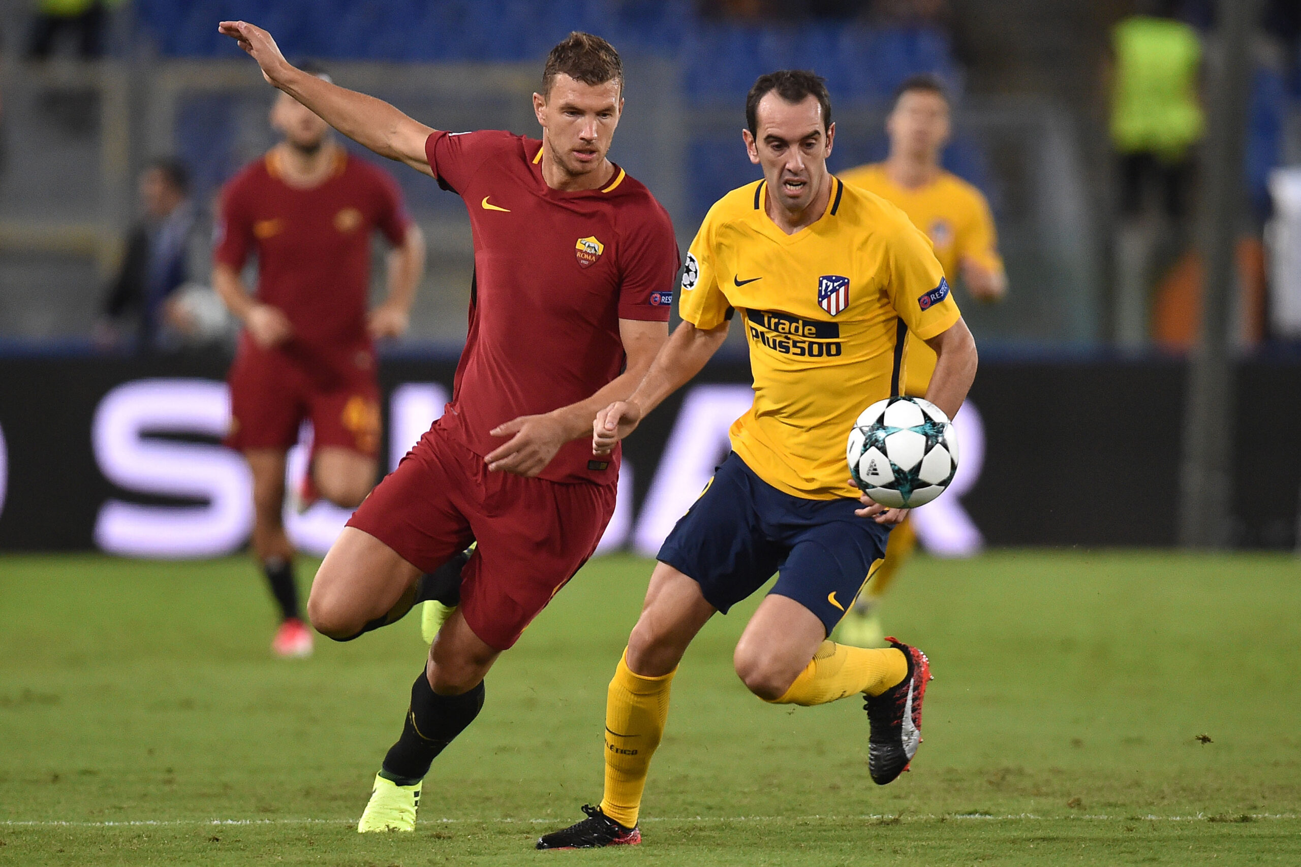 roma-cagliari dzeko godin