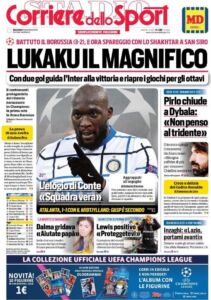 corriere dello sport 2020 12 02 5fc6d4bd787db