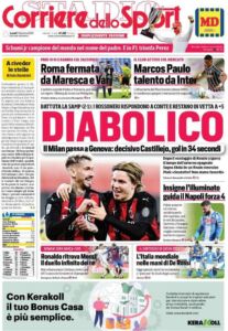 corriere dello sport 2020 12 07 5fcd674391187