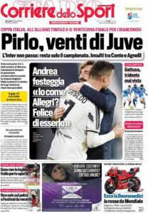 Le prime pagine dei quotidiani sportivi italiani 34 corriere dello sport 2021 02 10 60236aa9e8808