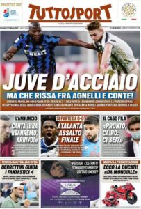Le prime pagine dei quotidiani sportivi italiani 35 tuttosport 2021 02 10 602324d275eee