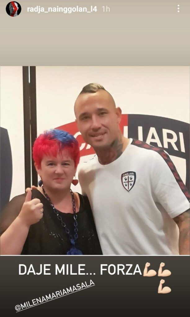 Da Joao Pedro a Nandez si alza un solo coro: «Forza Milena!» - FOTO 38 photo 2021 03 25 17.27.23