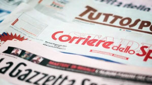 Le prime pagine dei principali quotidiani sportivi –  17 aprile