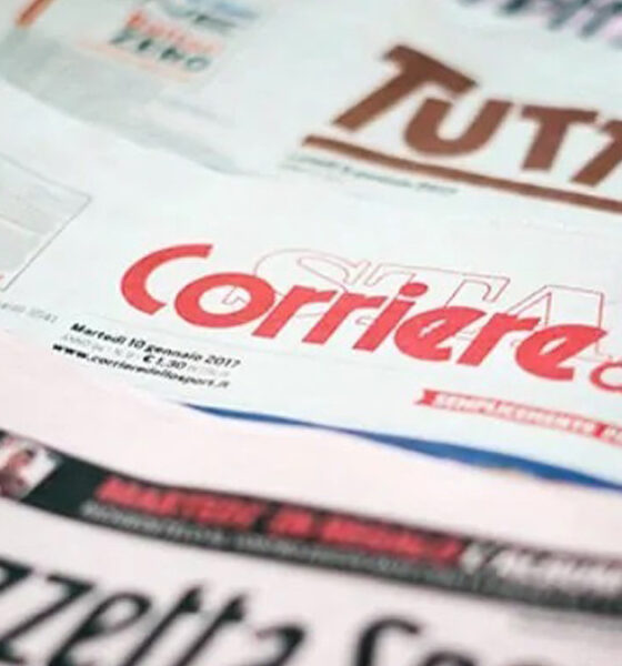 prime pagine giornali