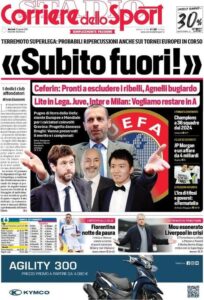 Le Prime Pagine dei Quotidiani Sportivi di oggi - 20 aprile 34 corriere dello sport 2021 04 20 607e4d93bb935