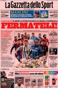 Le Prime Pagine dei Quotidiani Sportivi di oggi - 20 aprile 33 la gazzetta dello sport 2021 04 20 607e4dd1709a6