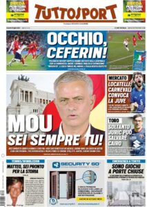 Le prime pagine dei quotidiani sportivi in edicola questa mattina 33 40EDF83F A589 40A5 9909 1DE112362CC7
