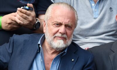 Il presidente del Napoli, Aurelio De Lautentiis