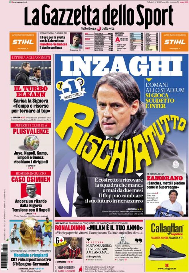 la gazzetta dello sport 005304815