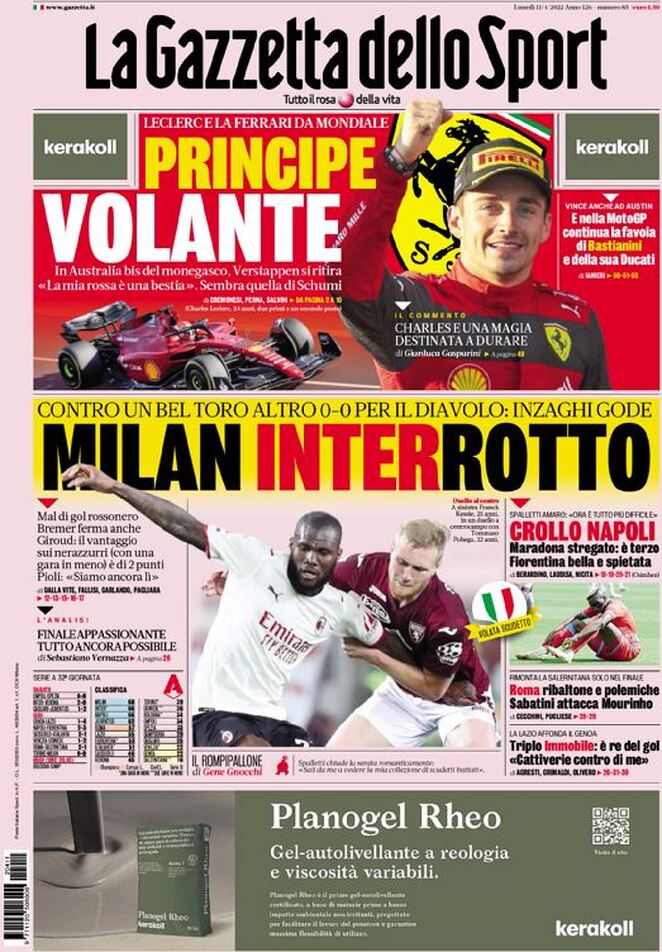 la gazzetta dello sport 051703410