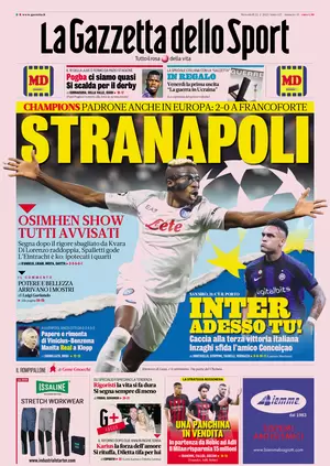 Rassegna stampa: prime pagine quotidiani sportivi – 22 febbraio 2023 27 la gazzetta dello sport 073628922