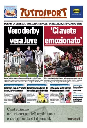Rassegna stampa: prime pagine quotidiani sportivi – 27 febbraio 2023 29 tuttosport 003306219