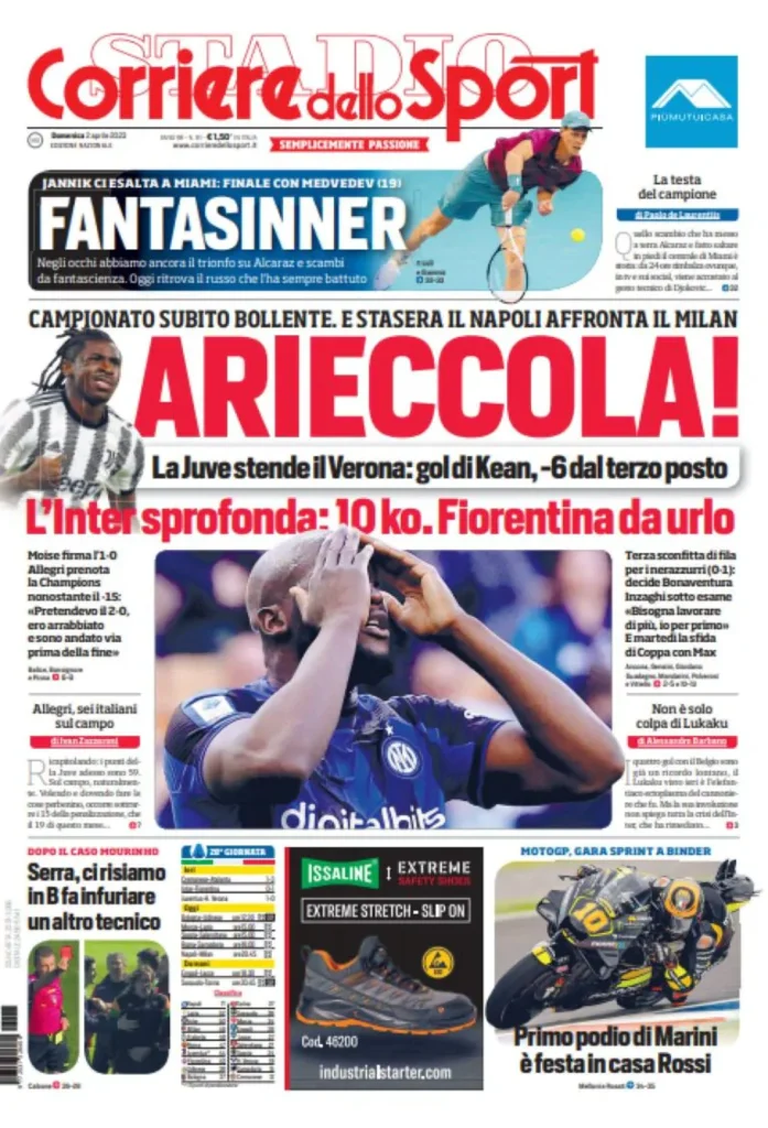 Le prime pagine dei principali quotidiani sportivi – 2 aprile 28 WhatsApp Image 2023 04 02 at 07.56.24 2 768x1128 1