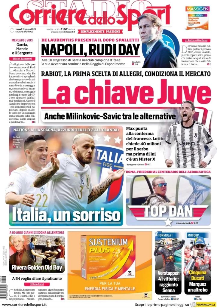 Le prime pagine dei principali quotidiani sportivi – 19 giugno 27 IMG 0643