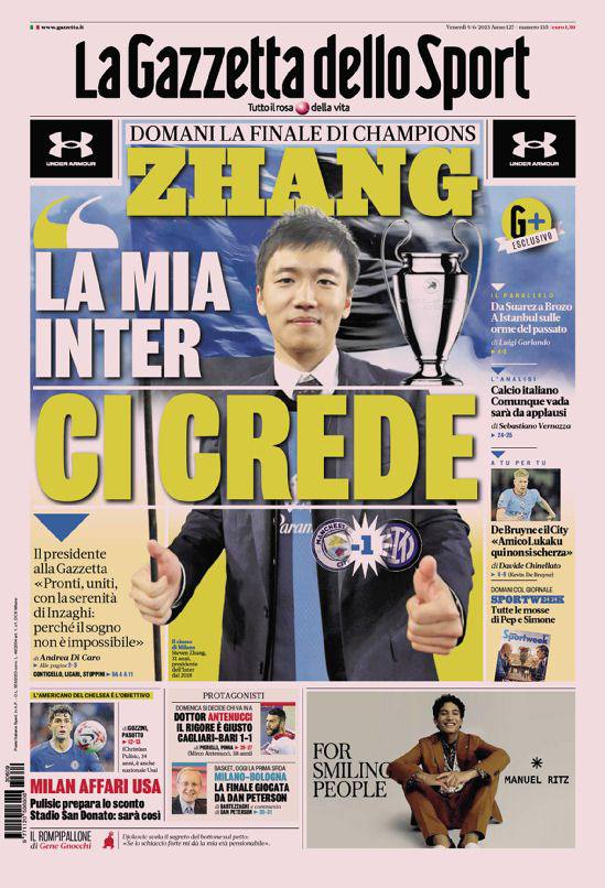 Le prime pagine dei principali quotidiani sportivi – 9 giugno 27 image 12