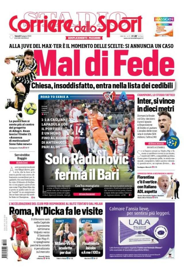 Le prime pagine dei principali quotidiani sportivi – 9 giugno 28 image 13 2