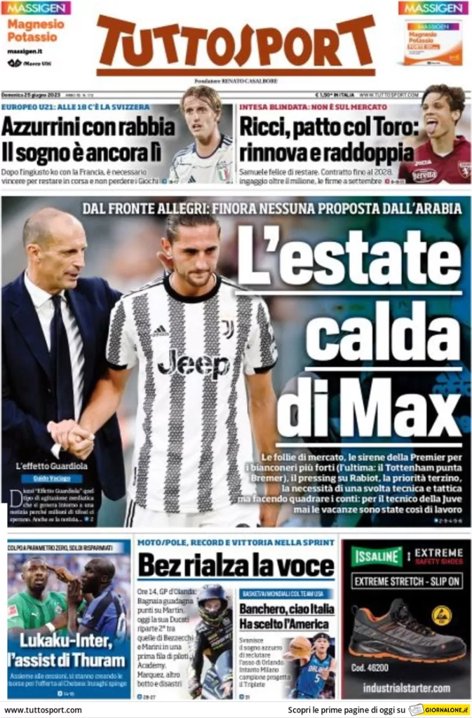 Le prime pagine dei principali quotidiani sportivi – 25 giugno 29 image 41