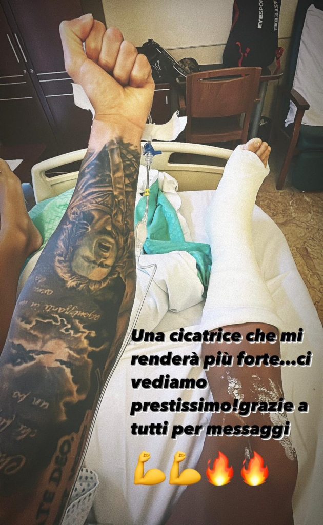 Lapadula: «Questa cicatrice mi renderà più forte, ci vediamo presto» 27 9bd50c5b 9110 47bb 9752 1c68de57413a