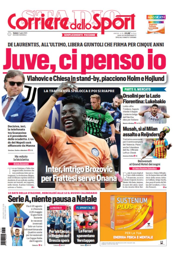 Le prime pagine dei principali quotidiani sportivi – 1 luglio 28 IMG 0808