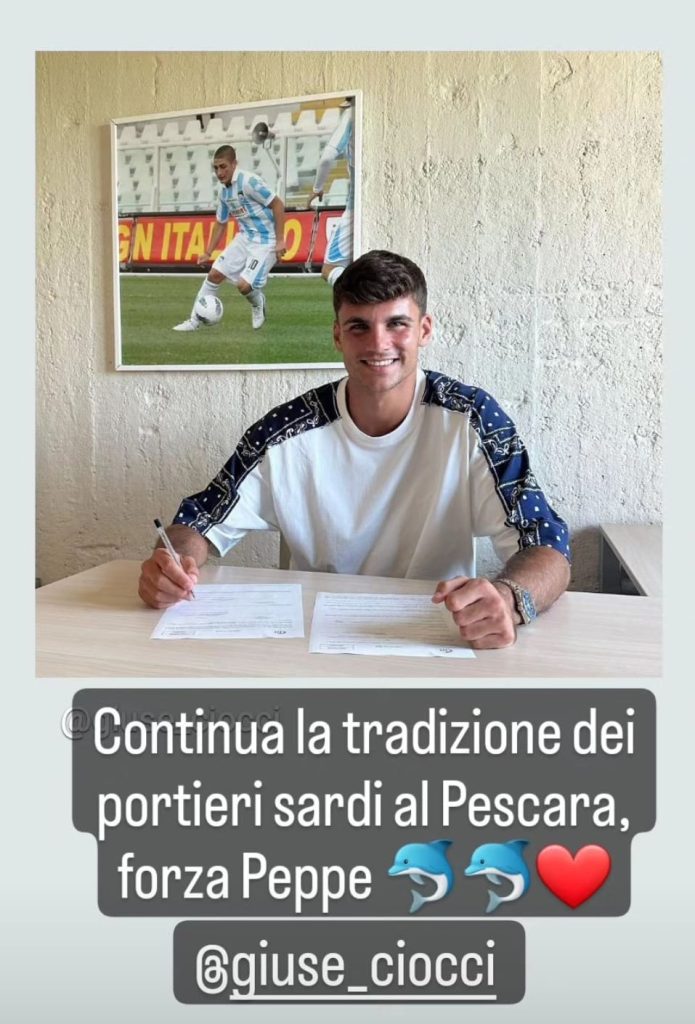 Ciocci Pescara, nuova avventura e augurio speciale per il giovane portiere - FOTO 27 Immagine WhatsApp 2023 07 16 ore 15.11.11