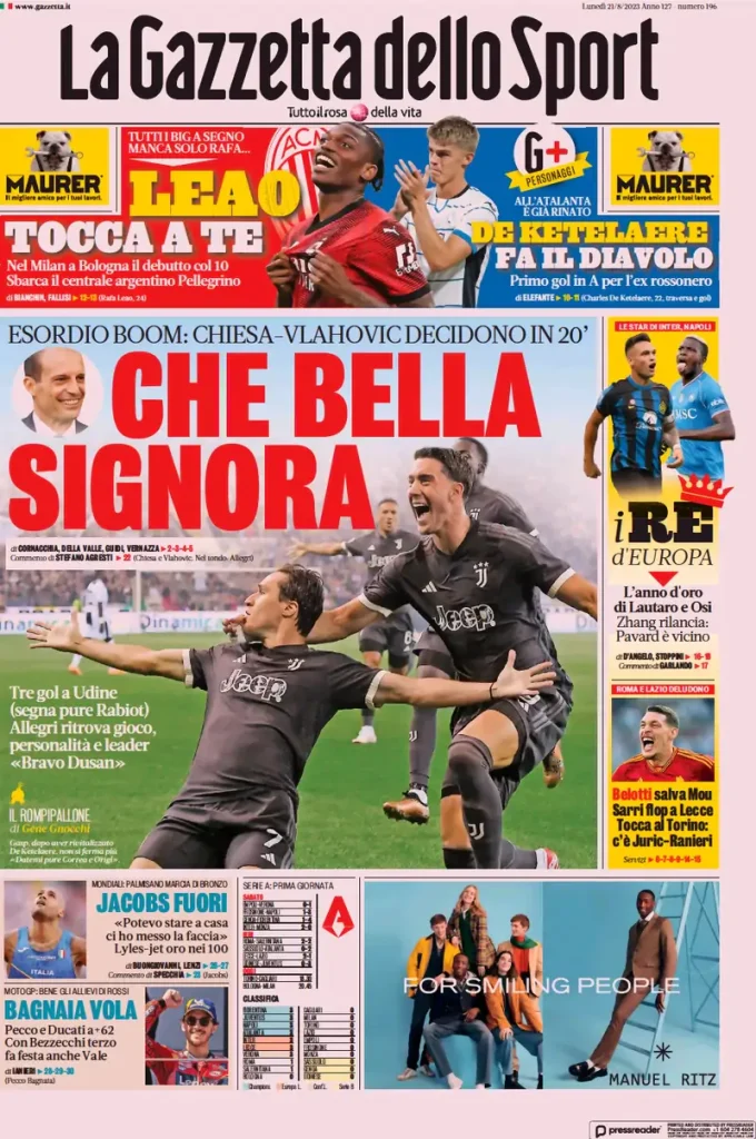 la gazzetta dello sport 023803523