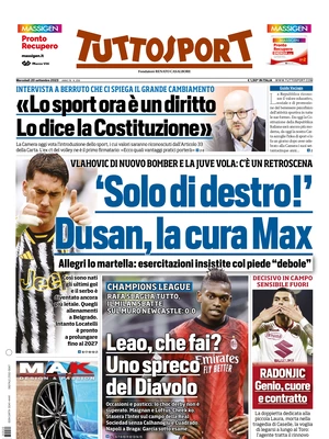Le prime pagine dei principali quotidiani sportivi – 20 settembre 29 image 27