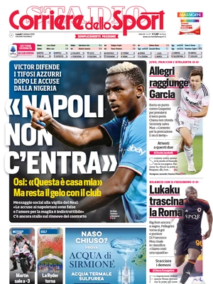 Le prime pagine dei principali quotidiani sportivi – 2 ottobre 28 image 2